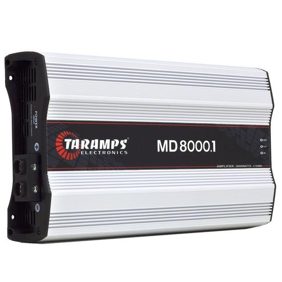 Imagem de Módulo Amplificador Digital Taramps MD 8000 - 1 Canal - 8000 Watts RMS - 1 Ohm