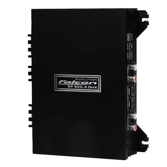Imagem de Módulo Amplificador Falcon Digital Class D - DF 600.3 DHX 3 Canais 600W RMS