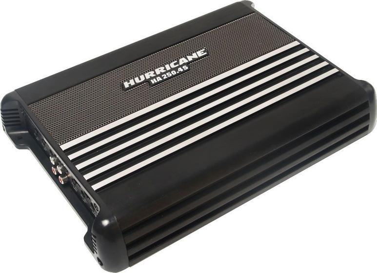 Menor preço em Módulo Amplificador Hurricane HA 250.4S 1000W RMS 4 Canais 2 Ohms RCA