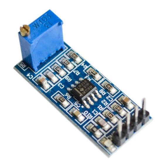 Imagem de Modulo amplificador operacional lm358 ganho 100x