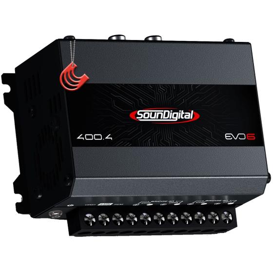 Imagem de Módulo Amplificador Potência 400w 4 e 2 canais 4 ohm SounDigital 400.4 EVO6