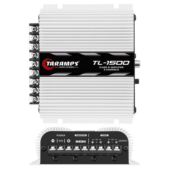Imagem de Módulo Amplificador Potência Taramps TL 1500 3 Canais 390W RMS