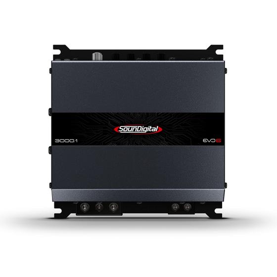 Imagem de Módulo Amplificador Soundigital 3000.1 Evo 6 Classe D 1 Canal 4 Ohms SD 3000W RMS 1C Potência Som Automotivo Carro Moto Picapes Caminhonete Suv 3.000 