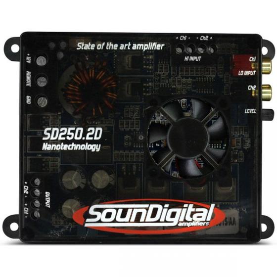Módulo Amplificador Soundigital Sd 250.2 250W Rms - Módulo  