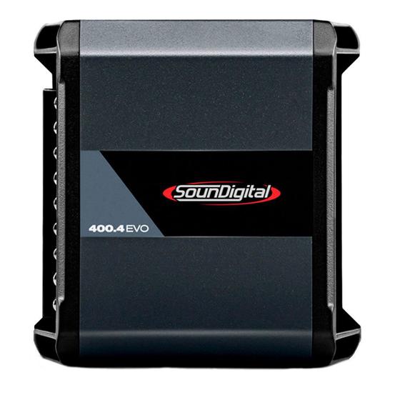 Módulo Amplificador SounDigital SD400.4D4 EVO 4.0 400W Rms 4 Canais 4 Ohms Menor preço em Módulo Amplificador SounDigital SD400.4D4 EVO 4.0 400W Rms 4 Canais 4 Ohms