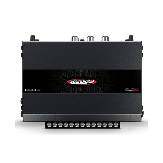 Imagem de Modulo Amplificador Soundigital Sd800.5 800w 5 Canais 4 Ohms Evo6 Mono e Stereo
