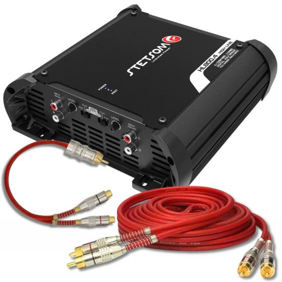 Imagem de Módulo Amplificador Stetsom Hl800.4  Cabo Rca Cabo Y 400p