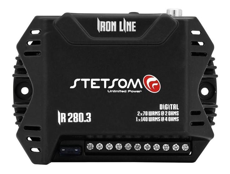 Imagem de Módulo Amplificador Stetsom Iron Line Ir280.3 280w Som de porta