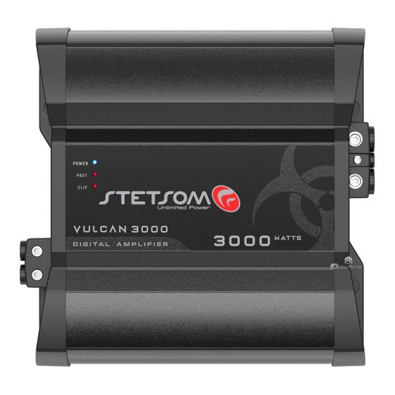 Imagem de Módulo Amplificador Stetsom Vulcan 3000 3000W Rms 4 Ohms 1 Canal