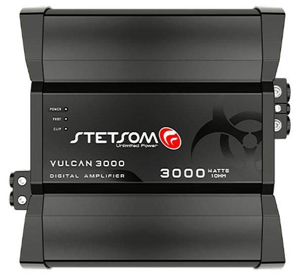 Imagem de Módulo amplificador stetsom vulcan 3000 wrms 1 canal 1 ohm