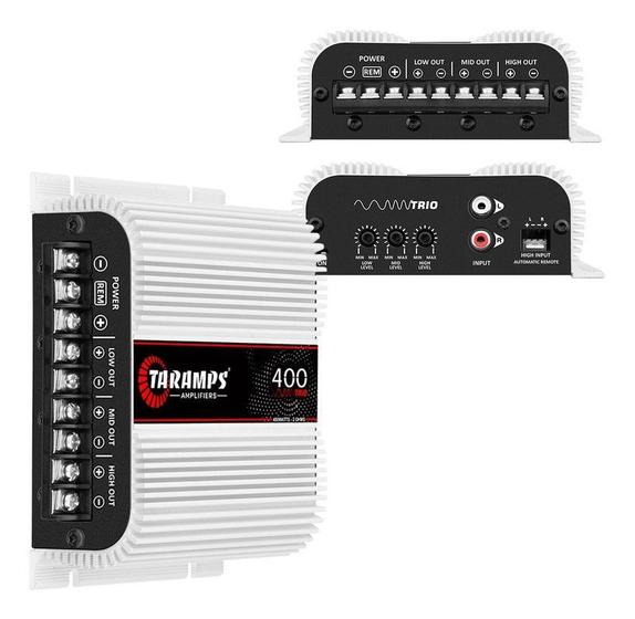 Modulo Amplificador Taramps D400 Trio 2 Ohms 400WRMS para Potência Caixa Trio Menor preço em Modulo Amplificador Taramps D400 Trio 2 Ohms 400WRMS para Potência Caixa Trio