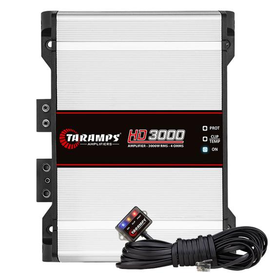 Imagem de Módulo Amplificador Taramps HD 3000 Com Processador Digital 3000w Rms