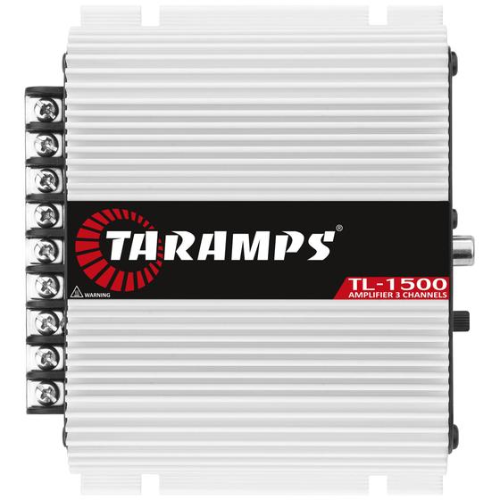 Módulo Amplificador Taramps TL 1500 D 390W RMS 3 Canais Mono e Estereo Menor preço em Módulo Amplificador Taramps TL 1500 D 390W RMS 3 Canais Mono e Estereo