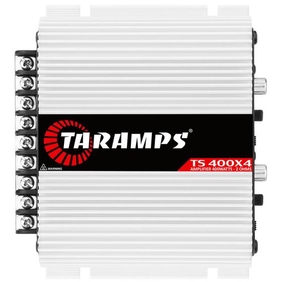Imagem de Módulo Amplificador Taramps TS 400x4 Entrada Fio 400W RMS 4 Canais 2 Ohms