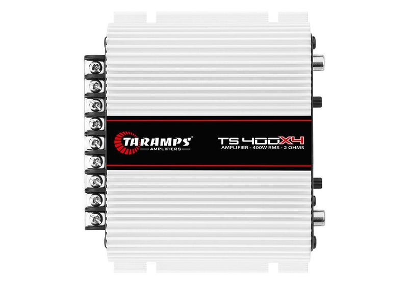 Imagem de Módulo Amplificador Taramps Ts400x4 400w Rms 2 Ohms Potencia Som Trio Médio e Agudo