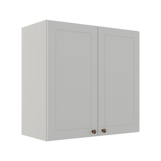 Imagem de Módulo Armário Aéreo 68x70 2 Portas 100% MDF Cozinha Modulada Provence Robel Fendi/Fendi