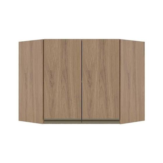 Imagem de Módulo Armário Aéreo 68x77 Canto Obliquo 100% MDF Cozinha Modulada Gold Robel Hanover/Hanover