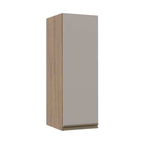 Imagem de Módulo Armário Aéreo 88x30 1 Porta 100% MDF Cozinha Modulada Gold Robel Hanover/Fendi