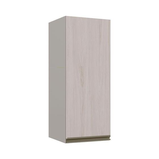 Imagem de Módulo Armário Aéreo 88x35 1 Porta 100% MDF Cozinha Modulada Gold Robel Fendi/Aspen