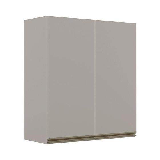 Imagem de Módulo Armário Aéreo 88x80 2 Portas 100% MDF  Cozinha Modulada Gold Robel Fendi/Fendi