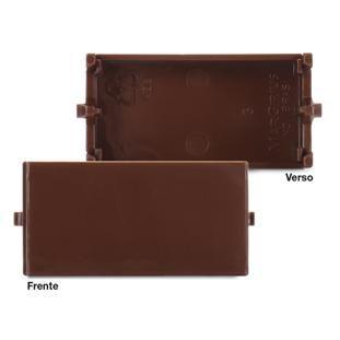Imagem de Módulo Cego (Pacote Com 2 Unidades) Marrom - Margirius Sleek
