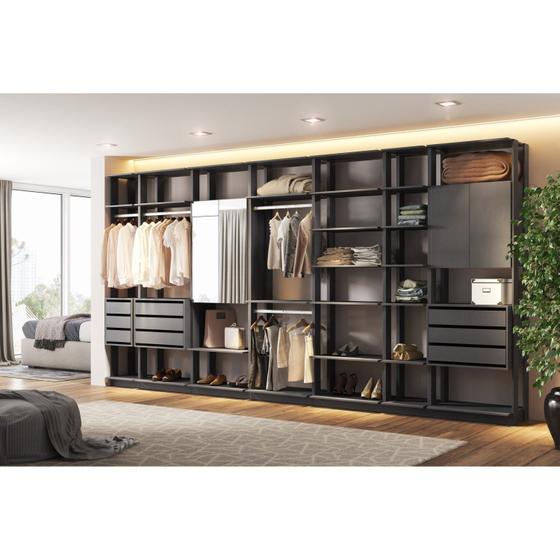 M dulo Closet 3 Gavetas e Cabideiro Clothes 410 Be Mobili rio