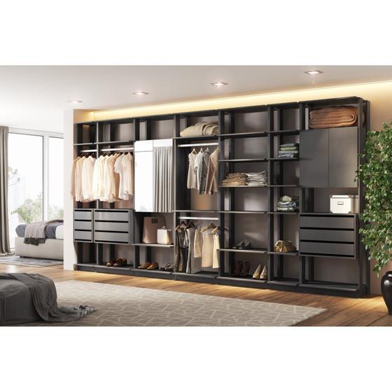 Imagem de Módulo Closet com 7 Prateleiras Reguláveis Clothes