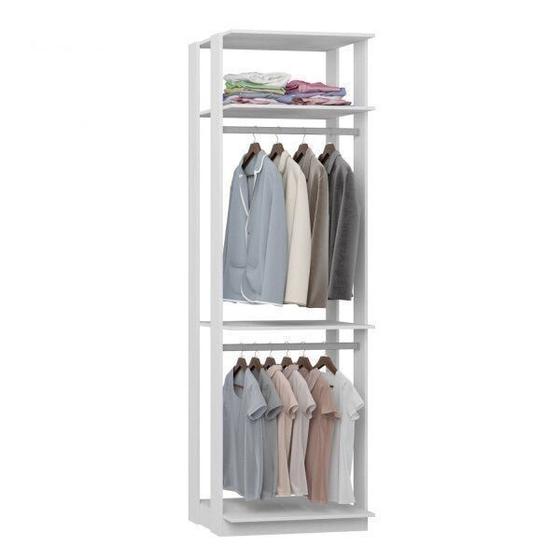Imagem de Módulo Closet com Cabideiros Clothes