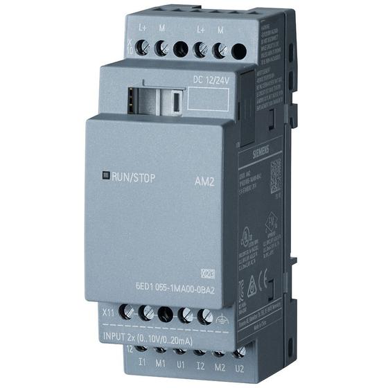 Imagem de Módulo com 2 Entradas Analógicas LOGO! 8 12/24VDC 6ED10551MA000BA2 - Siemens