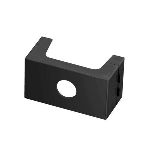 Imagem de Modulo Com Furo Cabo Coaxial Antena Tv Grafite Fosco Recta B.Lux