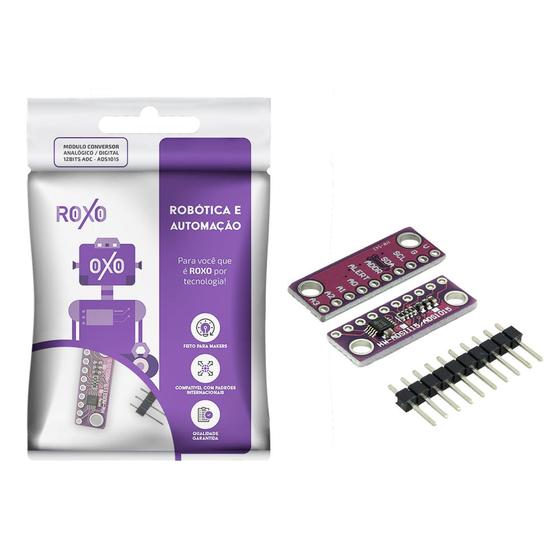 Imagem de Módulo Conversor Analógico Digital Ads1015 Adc 12b - RoXo