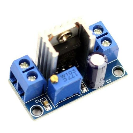 Imagem de Módulo Conversor DC-DC Buck Step-Down LM317 - Placa de Circuito