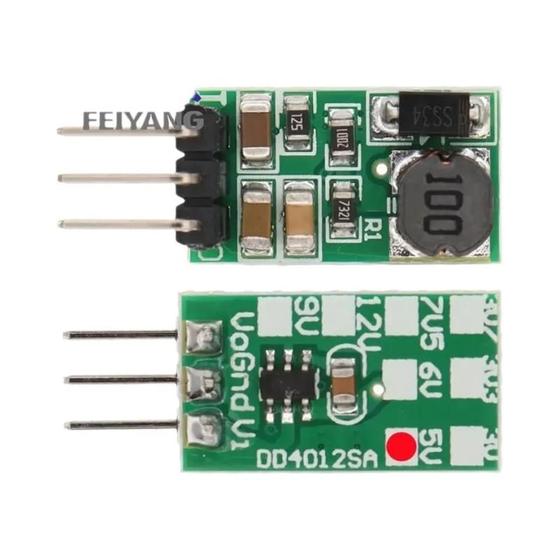 Imagem de Módulo Conversor DC-DC Buck Step-Down SAMIORE DD4012SA - 5-40V para 3V/3.3V/3.7V/5V/6V/7.5V/9V/12V
