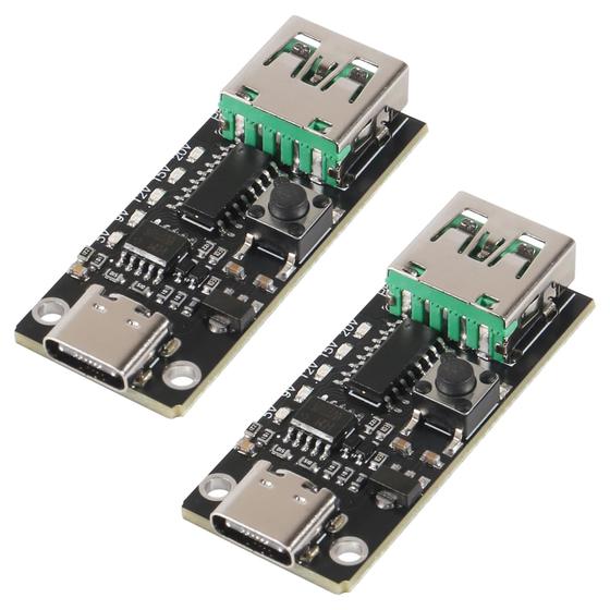 Imagem de Módulo de Acionamento de Energia AITRIP (2 Unidades) - USB-C PD QC DC 5V-20V 5A