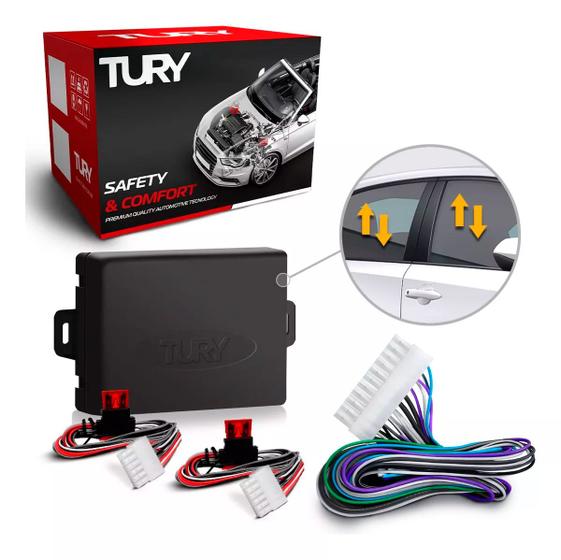 Imagem de Módulo de Automação Sistema Elevação De Vidros Elétricos Omega 2004 à 2012 Tury Universal Pro4.41