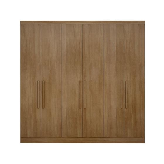 Imagem de Modulo de Casal Safira para Guarda Roupa em MDF com 6 Portas e 8 Gavetas Clic Móveis