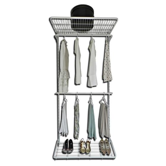 Imagem de Módulo de closet c90b - cabideiro duplo