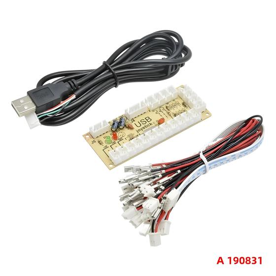 Imagem de Módulo De Controle De Joystick Arcade DIY MAME De 2 Pinos, Placa De Circuito Encoder USB Para PC