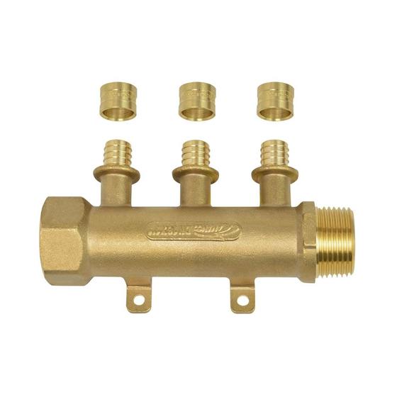 Imagem de Módulo de Distribuição Aberto 3 Saídas PEX DN16x3/4" Amanco