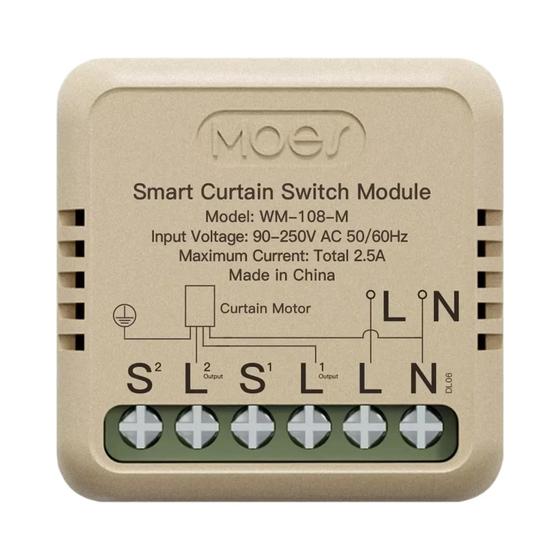 Imagem de Módulo De Interruptor De Cortina Mini WiFi Inteligente ZigBee Tuya Compatível Com Google Home Alexa