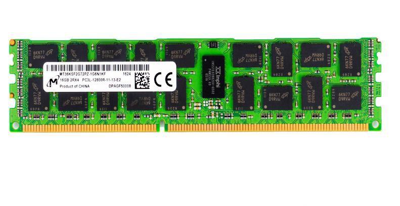 Imagem de Módulo de Memória de Baixa Tensão MICRON 16GB PC3L-12800R DDR3-1600 ECC 2RX4 LRDIMM