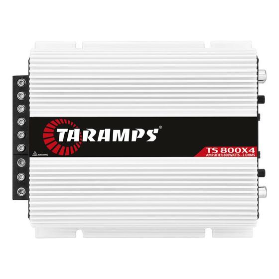 Imagem de Modulo de Potencia Taramps TS800X4 800W RMS 4 Canais 2 OHMS 12,6VDC