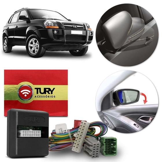 Modulo de Retrovisor Tury Hyundai Tucson 2014 em diante PARK3.2.5H com Tilt Down/Fechamento Menor preço em Modulo de Retrovisor Tury Hyundai Tucson 2014 em diante PARK3.2.5H com Tilt Down/Fechamento