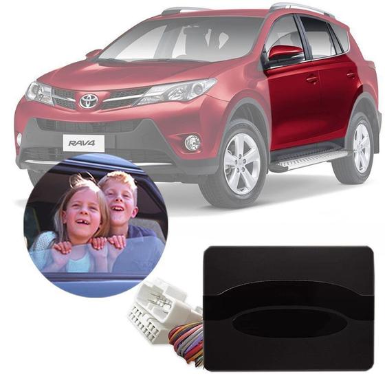 Imagem de Módulo de Vidro Elétrico Toyota Rav4 2013 14 15 16 17 18 Com Descida Automatizada na Porta Motorista Função Antiesmagamento PRO 4.8 BH