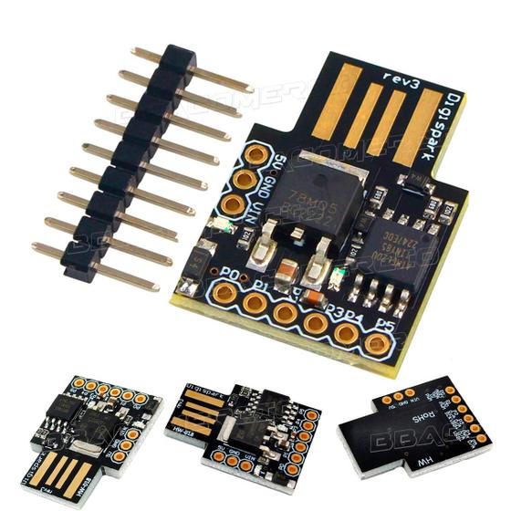 Imagem de Módulo Digispark Attiny85 Usb I2c Spi Pwm Analogico Arduino