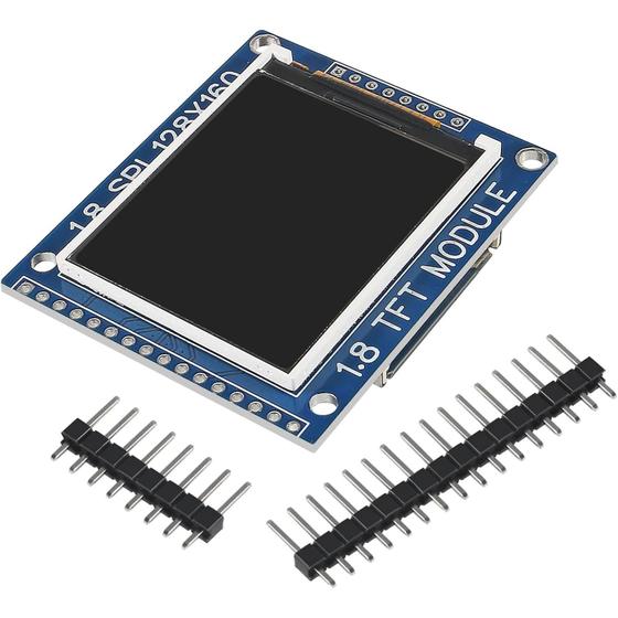 Imagem de Módulo Display LCD TFT SPI de 1,8 Polegadas (128x160) para Arduino - 3.3V/5V