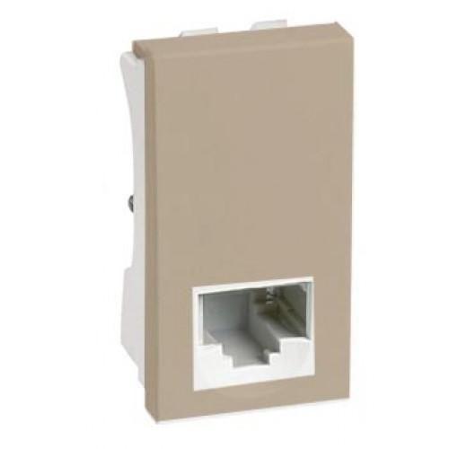 Imagem de Modulo Entrada Rj45 Cat 5 (Rede Internet) - Recta Areia