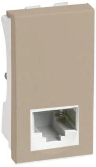 Imagem de Modulo Entrada Rj45 Cat 5 (Rede Internet) - Recta Areia