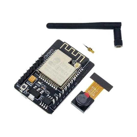 Imagem de Módulo ESP32-CAM com Câmera OV2640 - WiFi, Bluetooth e Serial
