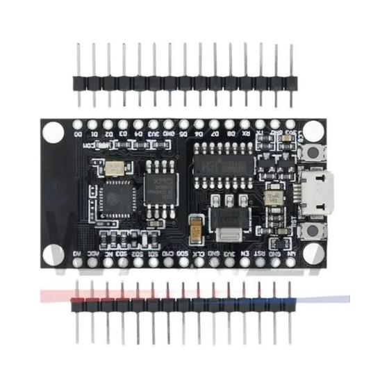 Imagem de Módulo ESP8266 ESP-12E NodeMCU V3/V2 - Placa de Desenvolvimento WiFi com CH340/CP2102/CH9102X